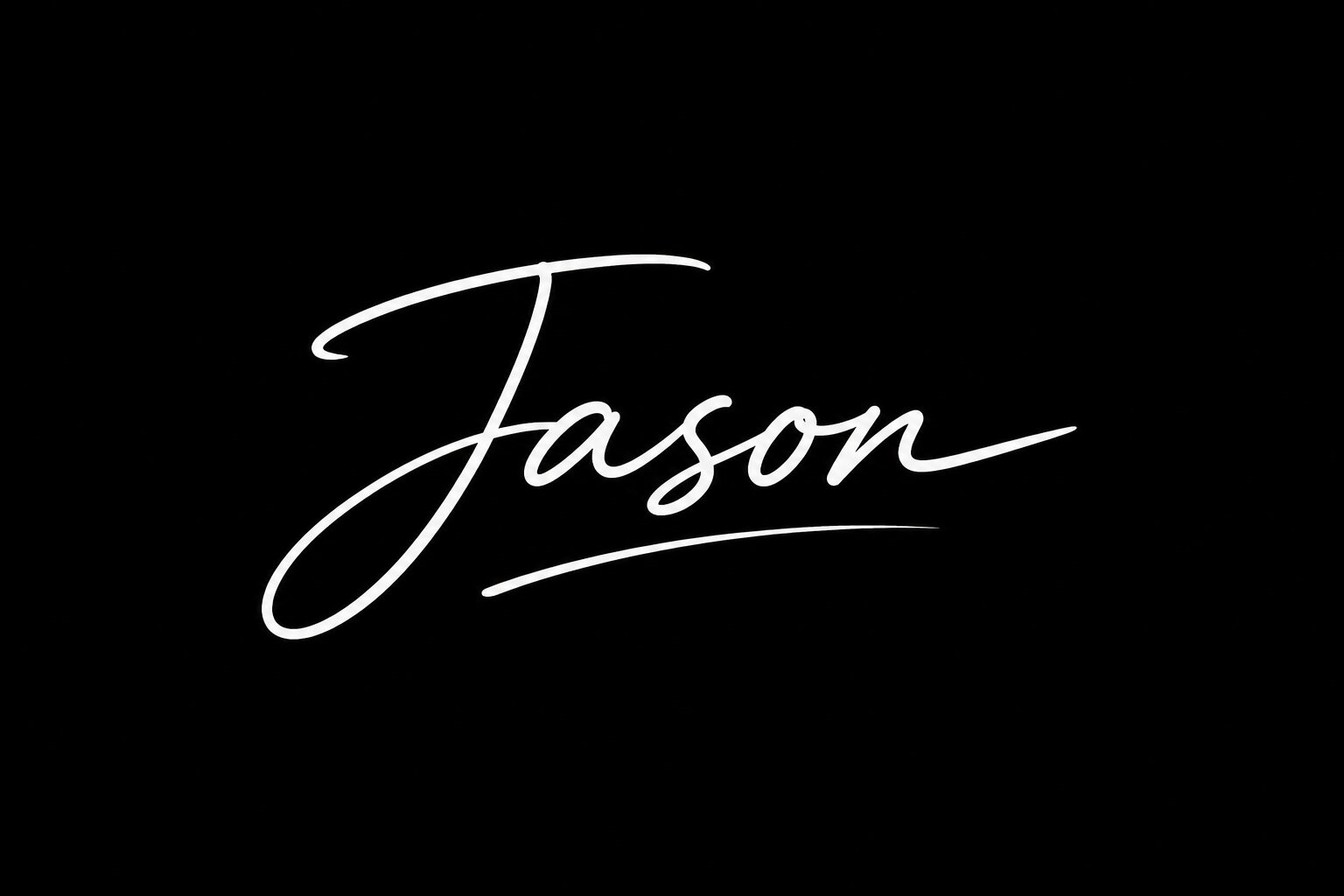 Jason handwritten signature
